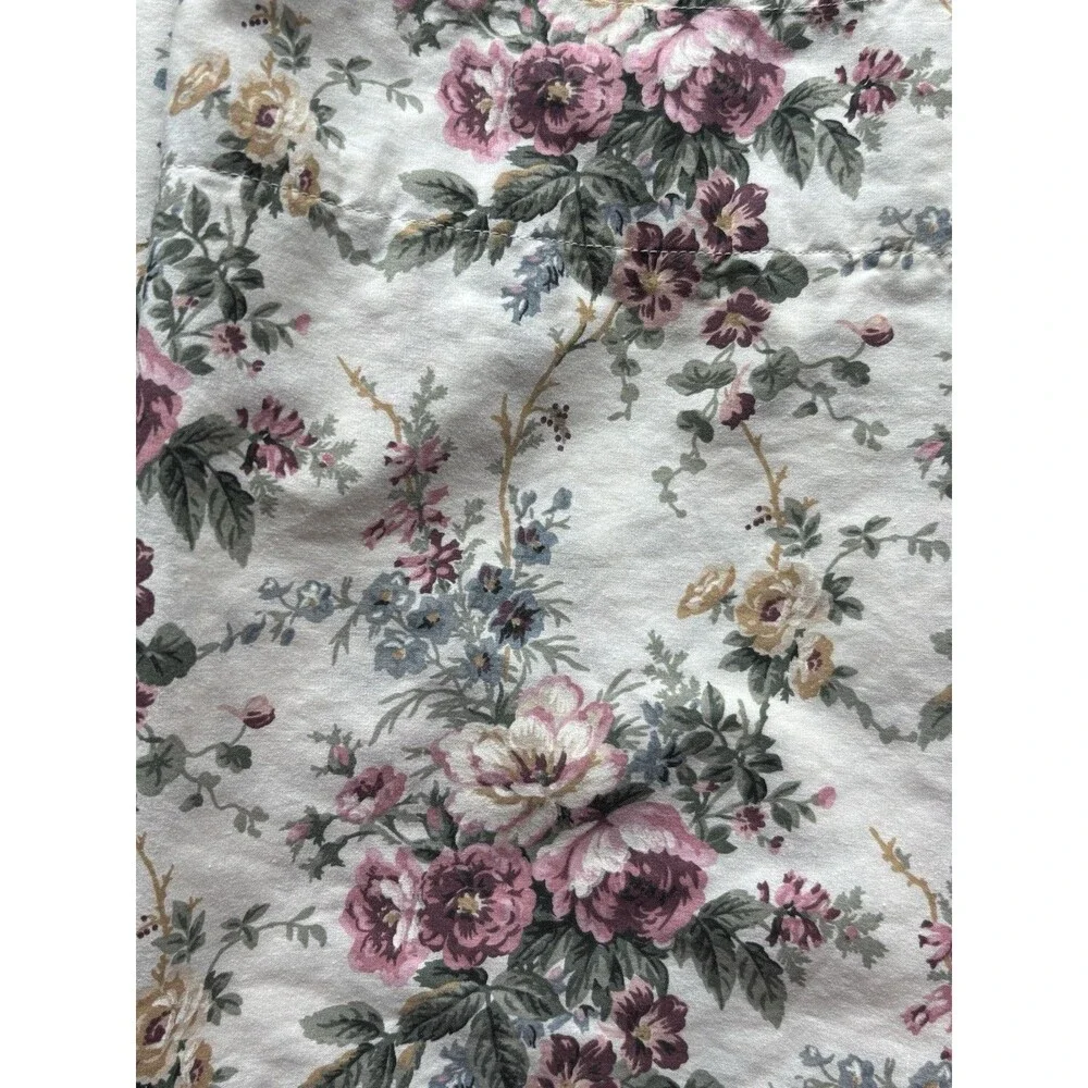 VTG Elizabeth Grey JC Penney 3 Floral Window Valances Cottage Core Cabbage Roses